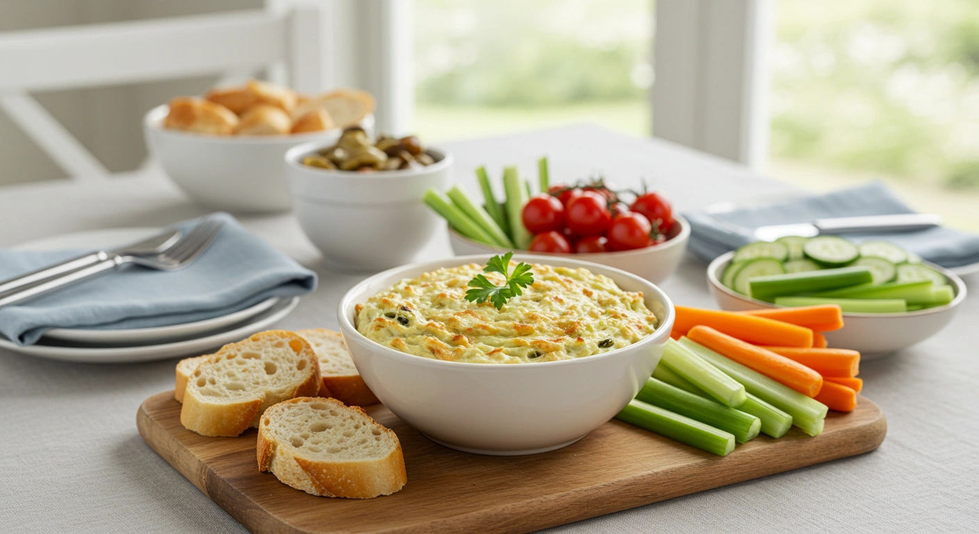 Easy Artichoke Dip: The Perfect Appetizer for Spring Gatherings - tertiary view